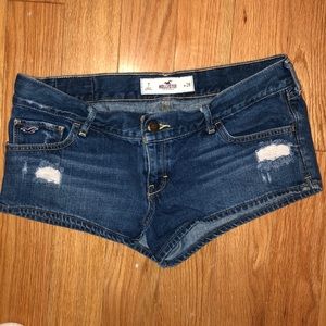 Hollister jean shorts